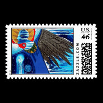 Sweeping Wings by Gregory Gallo stamps
