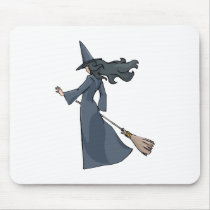 Sweeping Witch mousepads