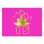 Sweet 15 Customize-Customize cards