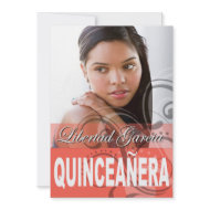 Sweet 15 Quinceañera Photo Birthday Party invitation