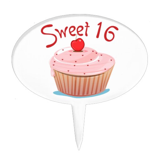 sweet-16-16th-birthday-cupcake-cake-toppers-zazzle