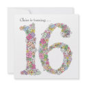 Sweet 16 16th Birthday Party Custom Invitation invitation
