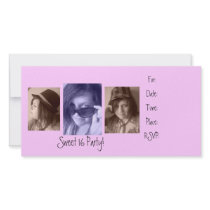 Sweet 16 Add YOUR Photos Invitations Personalized Photo Card