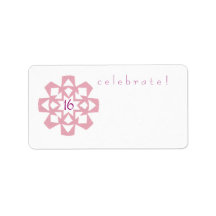 Sweet 16 address label
