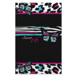 Sweet 16 Animal Print Candy Bar / Favor Wrapper Custom Stationery