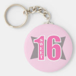 Sweet 16 (Art Deco) Keychains