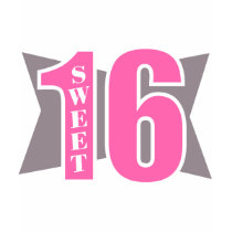 Sweet 16 (Art Deco) t-shirts