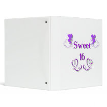 Sweet 16 vinyl binders