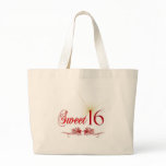 Sweet 16 Birthday Canvas Bags