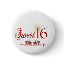 Sweet 16 Birthday buttons by perfectpostage Sweet 16 Birthday buttons