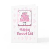 Sweet 16 Birthday Card