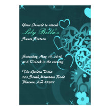 Sweet 16 Birthday invitation