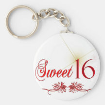 Sweet 16 Birthday Key Chains