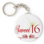 Sweet 16 Birthday Key Chains