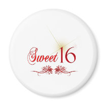 Sweet 16 Birthday Fridge Magnet