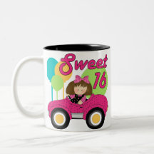 Sweet 16 Birthday Mugs