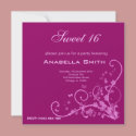 Sweet 16 Birthday Party invitations