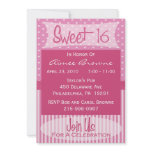 Sweet 16 Birthday Party Invitation