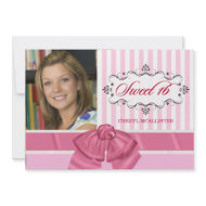 Sweet 16 Birthday Party Invitations with Photo invitation