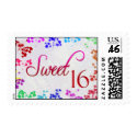 Sweet 16 Birthday Postage STamp by perfectpostage Sweet 16 Birthday Postage STamp