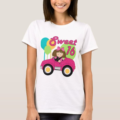 Sweet 16 Birthday T-Shirt | Zazzle