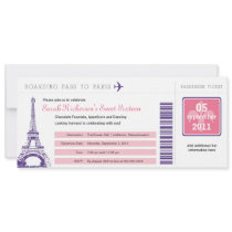 Sweet 16 Boarding Pass to Paris Announcements