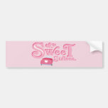 Sweet 16 Car Heart Bumper Sticker