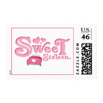Sweet 16 Car Heart Stamp