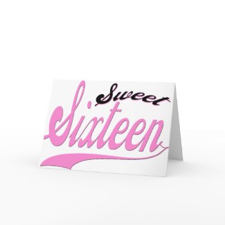 Sweet 16 card