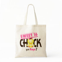 Sweet 16 Chick 1 Canvas Bags