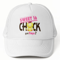 Sweet 16 Chick 1 Mesh Hats