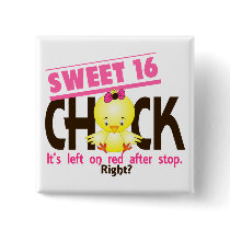 Sweet 16 Chick 2 Pins