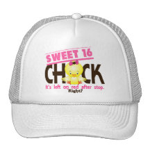 Sweet 16 Chick 2 Hats