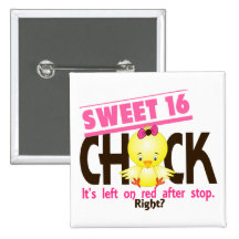 Sweet 16 Chick 2 Pins