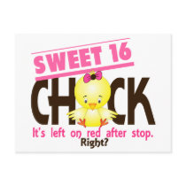 Sweet 16 Chick 2 Postcards