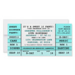 Sweet 16 Concert Ticket Invitation Photo Card