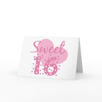 Sweet 16 Confetti Card
