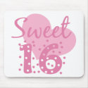 Sweet 16 Confetti Mousepad