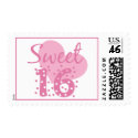 Sweet 16 Confetti Stamp