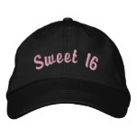 Sweet 16 Embroidered Hat