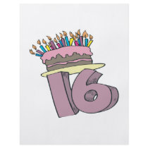 Sweet 16 personalized flyer