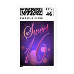 Sweet 16 glamorous postage