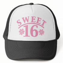 Sweet 16 trucker hat
