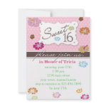 Sweet 16 Invitation