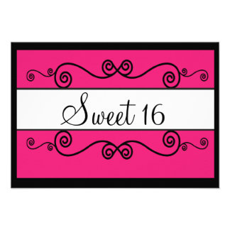 Sweet 16 Invitation