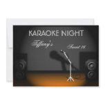 Sweet 16 karaoke night party Invitation