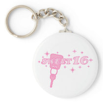 Sweet 16 Key Keychains