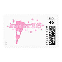 Sweet 16 Key Postage Stamps