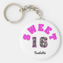 Sweet 16 Keychain