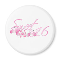 Sweet 16 refrigerator magnets